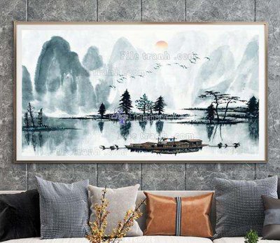 Tải file tranh gốc File tranh hiện đại pha lê gương KF66786 chất lượng cao