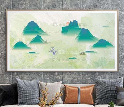 Tải file PSD File tranh hiện đại pha lê gương KF66810 (nguyên layer) để in