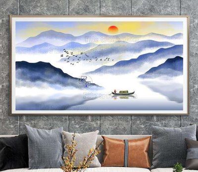 File ảnh File tranh hiện đại pha lê gương KF66815 (gốc) in decal dán tường