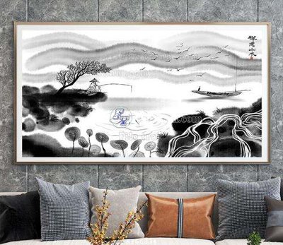 Tải file File tranh hiện đại pha lê gương KF66834 (gốc) chủ đề phong thủy