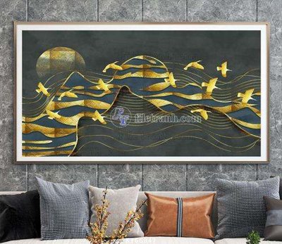 Chi tiết file ảnh File tranh hiện đại pha lê gương KF66847 sắc nét