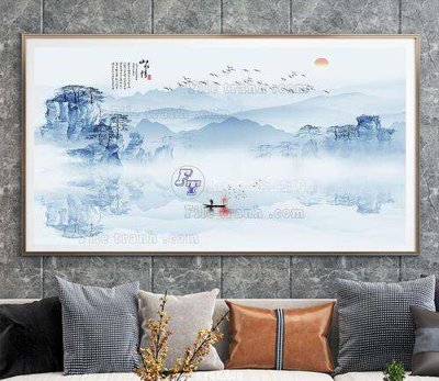 File tranh gốc File tranh hiện đại pha lê gương KF66900 (sắc nét từng chi tiết)