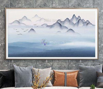 Mua file gốc File tranh hiện đại pha lê gương KF66951 (PSD) tại Filetranh.com