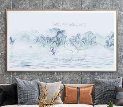 File tranh File tranh hiện đại pha lê gương KF66966 (gốc) chủ đề con người