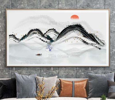 Download file gốc File tranh hiện đại pha lê gương KF66992 (in mica) trong suốt