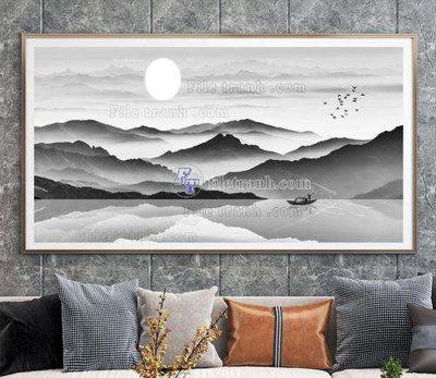 File PSD File tranh hiện đại pha lê gương KF67047 (gốc) cho designer