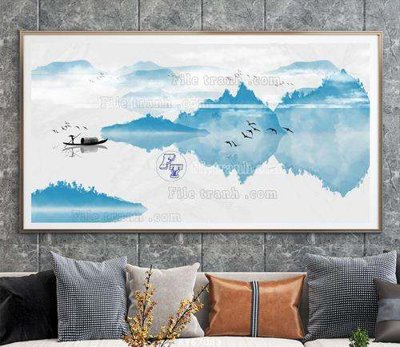 Tải file File tranh hiện đại pha lê gương KF67083 (gốc) in ấn chất lượng