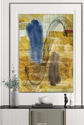 File in trần File tranh hiện đại pha lê gương KF67172 (bản gốc) đại dương