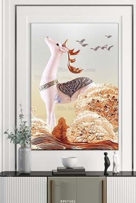 File in ấn chuyên nghiệp File tranh hiện đại pha lê gương KF67181 (file gốc)