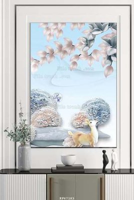 Download file ảnh gốc File tranh hiện đại pha lê gương KF67183 để in ấn