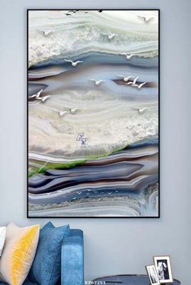 File tranh File tranh hiện đại pha lê gương KF67251 (bản gốc) in lụa 5D