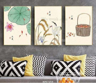 File gốc File tranh hiện đại pha lê gương KF67258 (thiết kế) cho in ấn