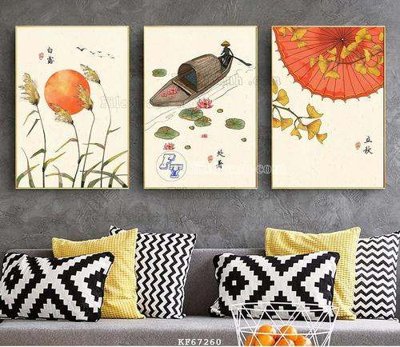 Hình ảnh file gốc in lụa File tranh hiện đại pha lê gương KF67260