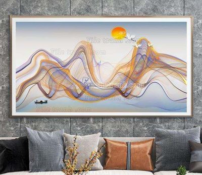 Download file gốc File tranh hiện đại pha lê gương KF67328 (dùng cho in ấn)