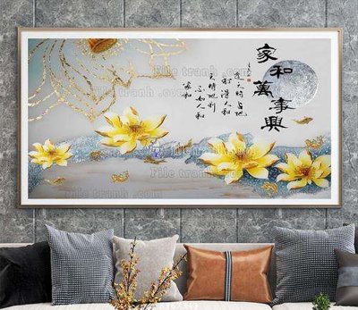 File in trần File tranh hiện đại pha lê gương KF67343 (file gốc) hoa văn 3D