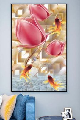 File tranh gốc File tranh hiện đại pha lê gương KF67378 (bản quyền) độc đáo