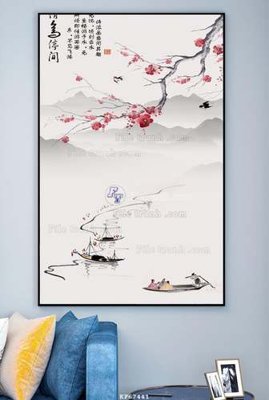 File in mica File tranh hiện đại pha lê gương KF67441 (bản gốc) sắc sảo