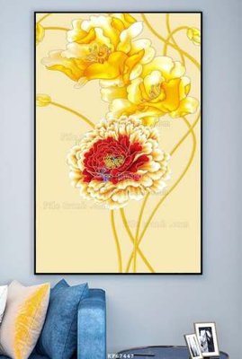 Mua file gốc File tranh hiện đại pha lê gương KF67447 (PSD) tại Filetranh.com