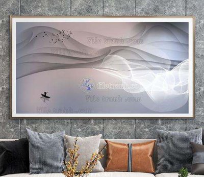 Download file ảnh gốc File tranh hiện đại pha lê gương KF67497 để in ấn