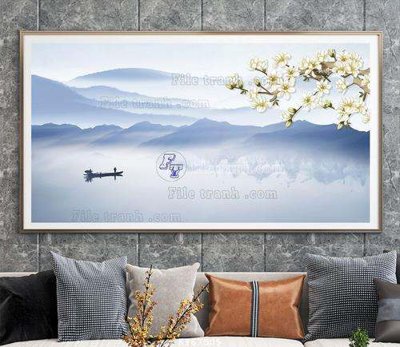 Tải file File tranh hiện đại pha lê gương KF67505 (ảnh gốc) file AI/EPS