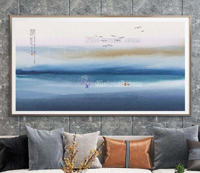 File tranh File tranh hiện đại pha lê gương KF67517 (gốc) chủ đề tĩnh vật