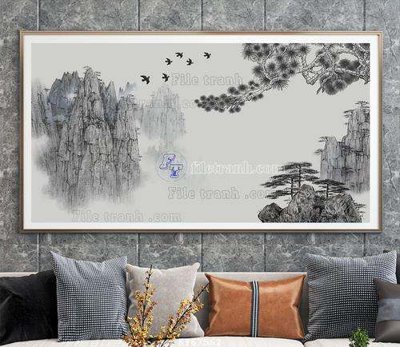 Tải file gốc File tranh hiện đại pha lê gương KF67562 (bản PSD) còn layer