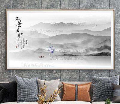 File gốc File tranh hiện đại pha lê gương KF67563 (in tráng gương) sang trọng