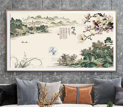 File tranh File tranh hiện đại pha lê gương KF67658 (bản gốc) in lụa 3D