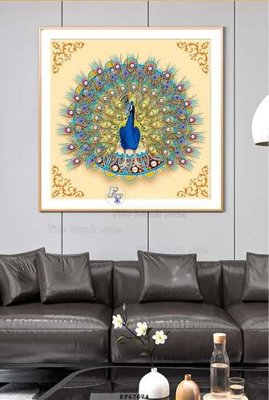 File tranh File tranh hiện đại pha lê gương KF67674 (gốc) chủ đề con người