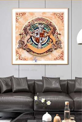 File PSD File tranh hiện đại pha lê gương KF67679 (gốc) tách lớp chi tiết