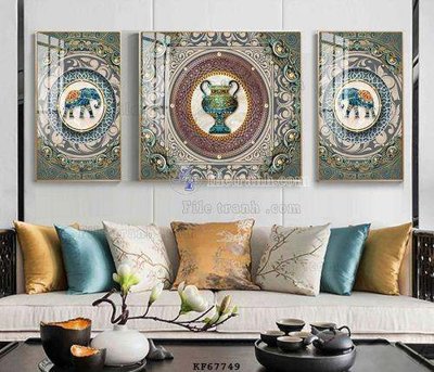 Tệp tin gốc File tranh hiện đại pha lê gương KF67749 (dùng cho in) File tranh hiện đại pha lê gương KF67749