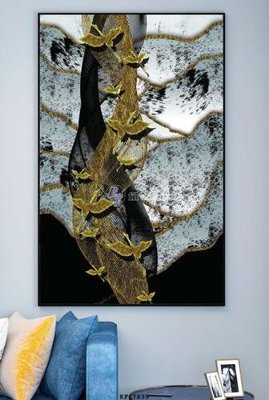 File gốc File tranh hiện đại pha lê gương KF67839 (ảnh chi tiết) để in ấn