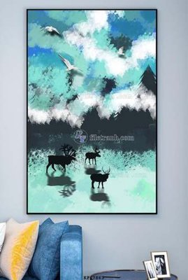 File tranh File tranh hiện đại pha lê gương KF67863 (ảnh gốc) độ nét vượt trội