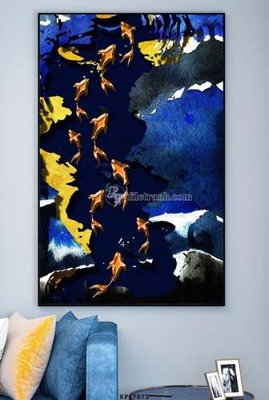 File tranh File tranh hiện đại pha lê gương KF67871 (ảnh gốc) in trần nhà