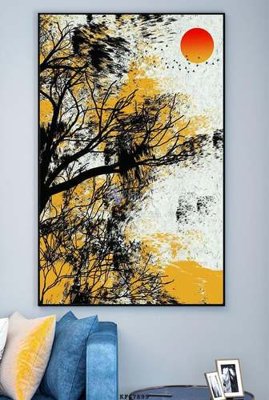 Tải file gốc File tranh hiện đại pha lê gương KF67899 (bản PSD) còn layer