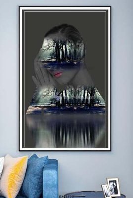 Hình ảnh file gốc File tranh hiện đại pha lê gương KF67900 (chất lượng cao)