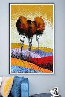 File gốc in tráng gương File tranh hiện đại pha lê gương KF67935 chi tiết