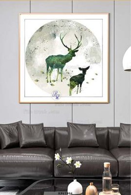 File tranh trang trí File tranh hiện đại pha lê gương KF67976 (file gốc)