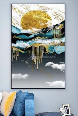 Download file gốc File tranh hiện đại pha lê gương KF68001 (in mica) trang trí