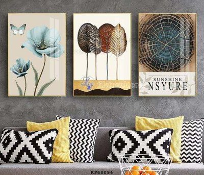 File ảnh File tranh hiện đại pha lê gương KF68094 (gốc) in Hiflex