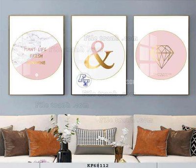 Download file gốc File tranh hiện đại pha lê gương KF68112 (in lụa) cao cấp