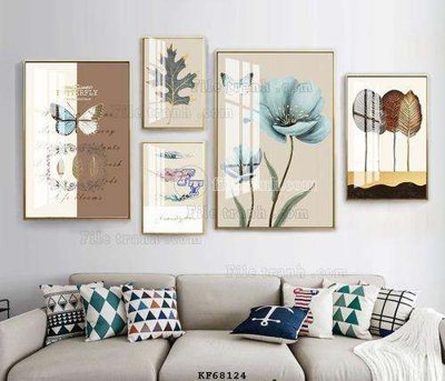 File tranh File tranh hiện đại pha lê gương KF68124 (gốc) chủ đề thành phố