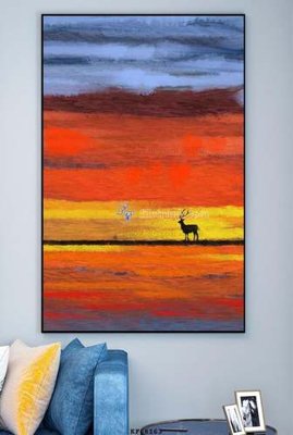 File in trần File tranh hiện đại pha lê gương KF68163 (bản gốc) phong cảnh