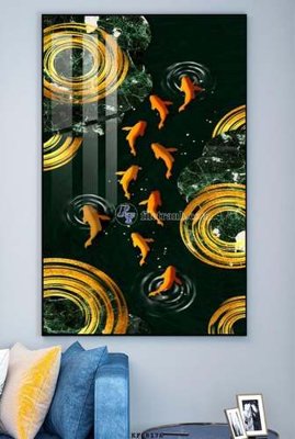 File gốc File tranh hiện đại pha lê gương KF68176 (trang trí) cho phòng khách