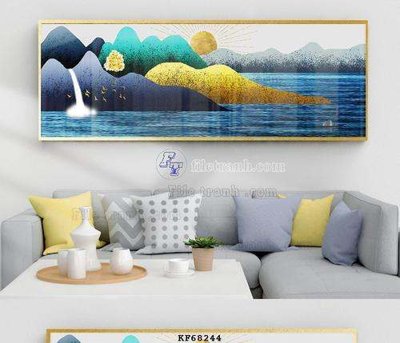 File ảnh File tranh hiện đại pha lê gương KF68244 (gốc) dùng in Pano