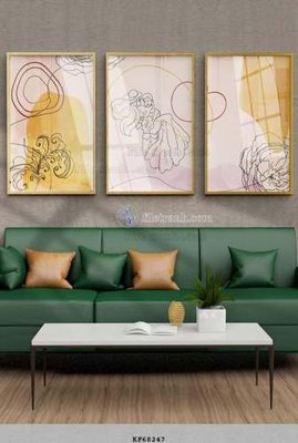 Tải file File tranh hiện đại pha lê gương KF68247 (gốc) in tranh tráng gương