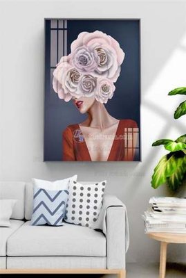 File PSD File tranh hiện đại pha lê gương KF68264 (gốc) nhiều lớp (multi-layer)