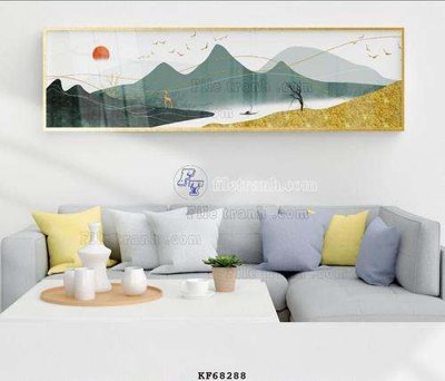 File gốc File tranh hiện đại pha lê gương KF68288 (dành cho trang trí nội thất)