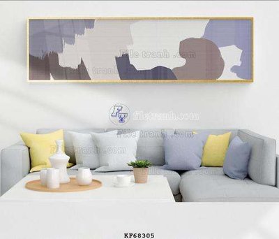 File gốc File tranh hiện đại pha lê gương KF68305 (in mica) trang trí