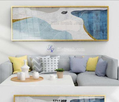 File tranh File tranh hiện đại pha lê gương KF68309 (bản gốc) treo tường